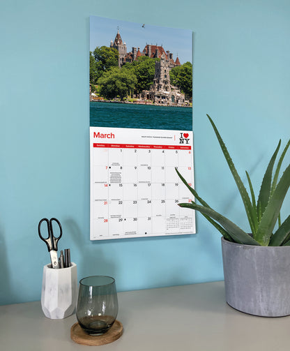 I Love NY, State Wall Calendar 2027