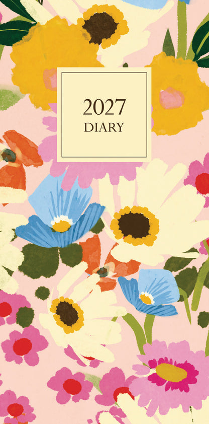 Fashion Diary Contemporary Floral Slim Diary 2027