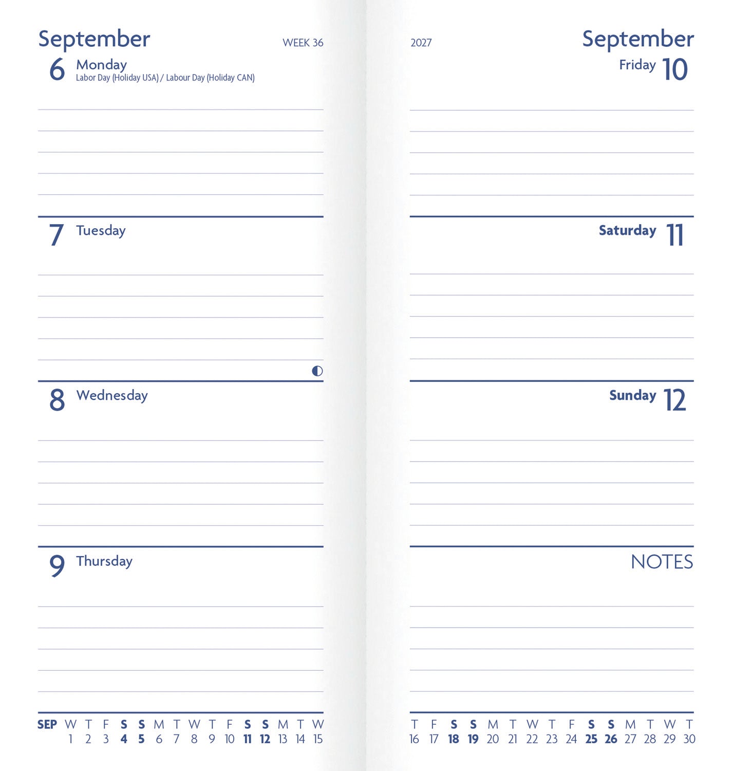 Fashion Diary Contemporary Floral Slim Diary 2027