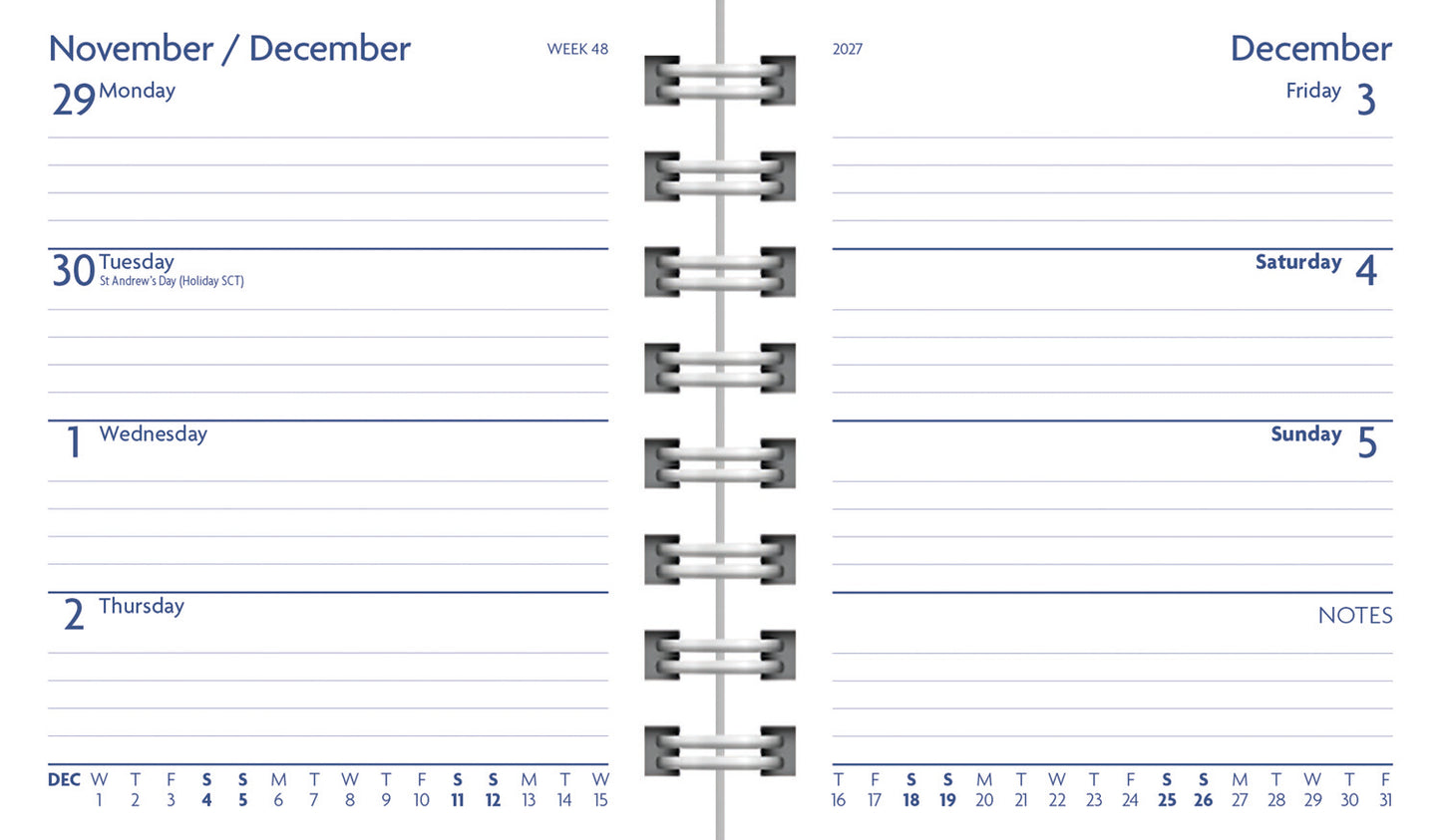 Fashion Diary 2027 Sq Pk Diary 2027