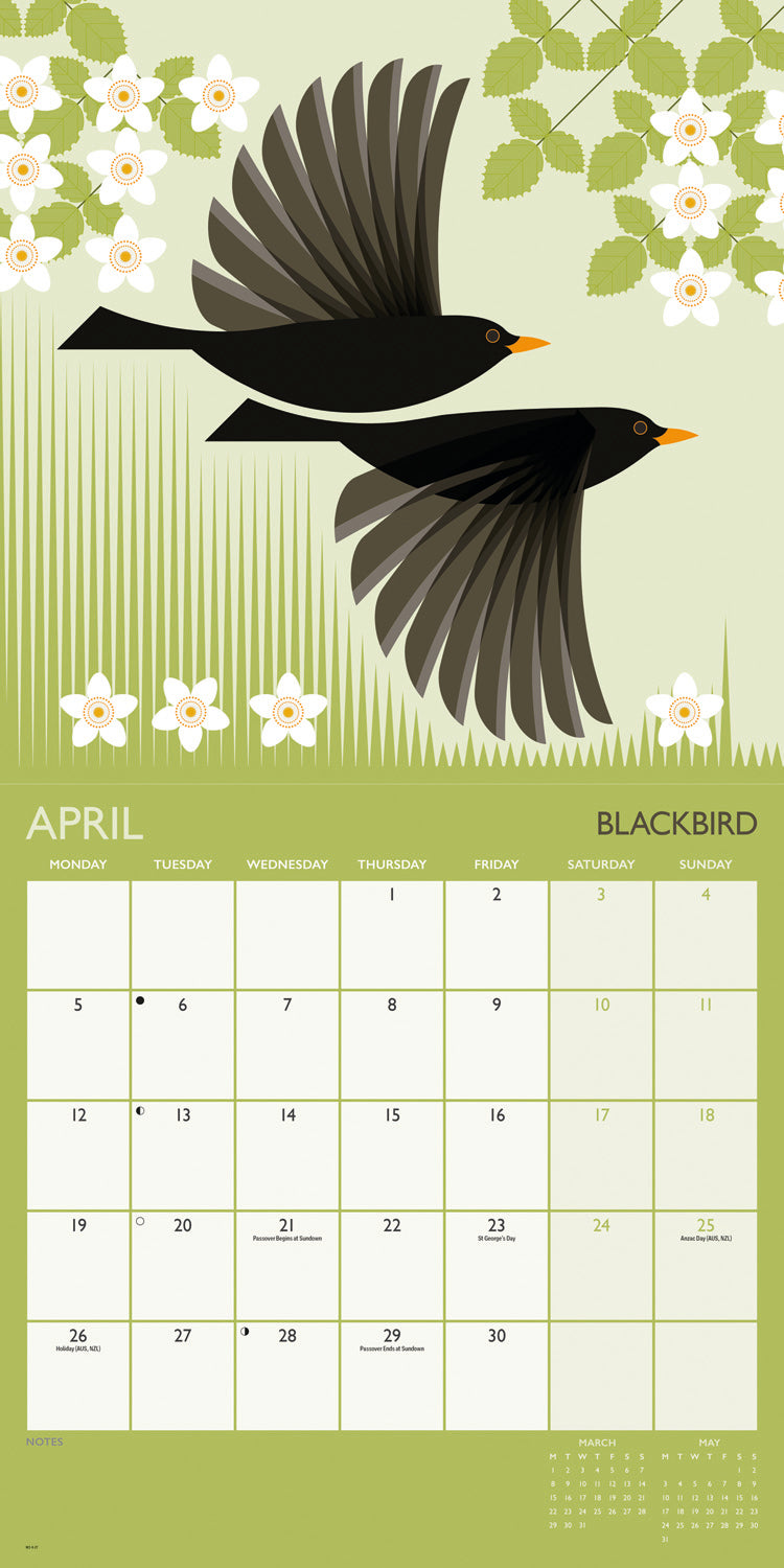 I Like Birds Wall Calendar 2027