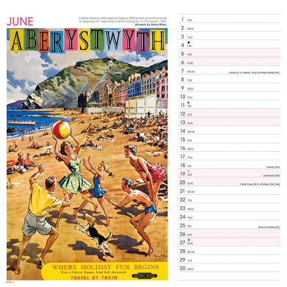 Wales Poster Art NRM Wiro Wall Calendar 2027