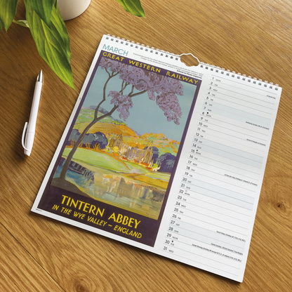 Wales Poster Art NRM Wiro Wall Calendar 2027