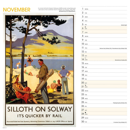 North West England Poster Art NRM Wiro Wall Calendar 2027