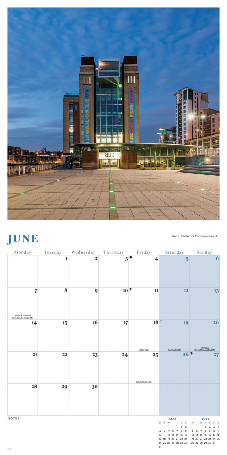 Newcastle Wall Calendar 2027