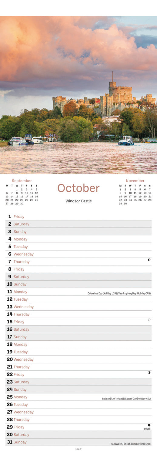 Thames & Chilterns Slim Calendar 2027