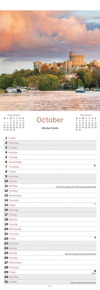 Thames & Chilterns Slim Calendar 2027