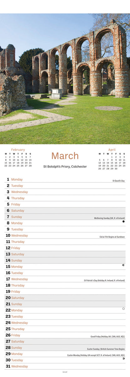 Essex Slim Calendar 2027