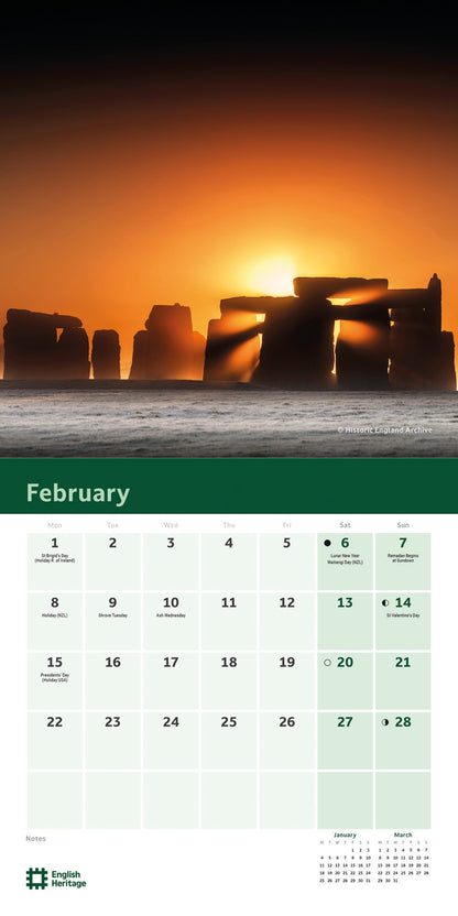 English Heritage, Stonehenge Mini Calendar 2027