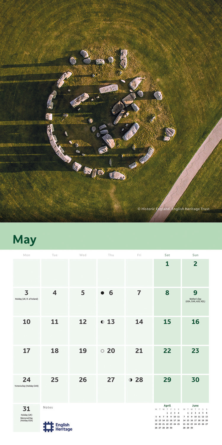 English Heritage, Stonehenge Mini Calendar 2027