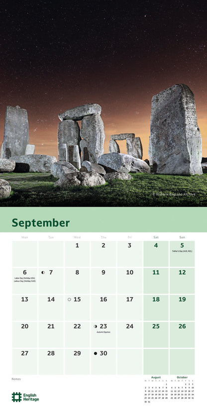 English Heritage, Stonehenge Mini Calendar 2027