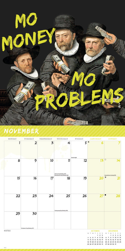 Masterpieces Wall Calendar 2027