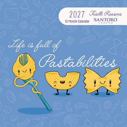 Fusilli Reasons Wall Calendar 2027