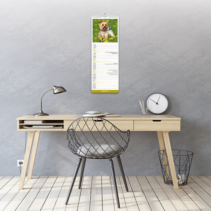 Yorkshire Terrier Slim Calendar 2027