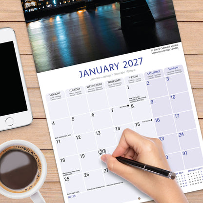 London Wall Calendar 2027