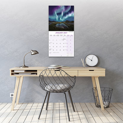 Northern Lights Wall Calendar 2027