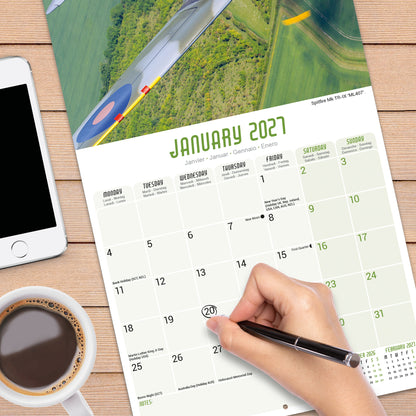 Spitfires Wall Calendar 2027