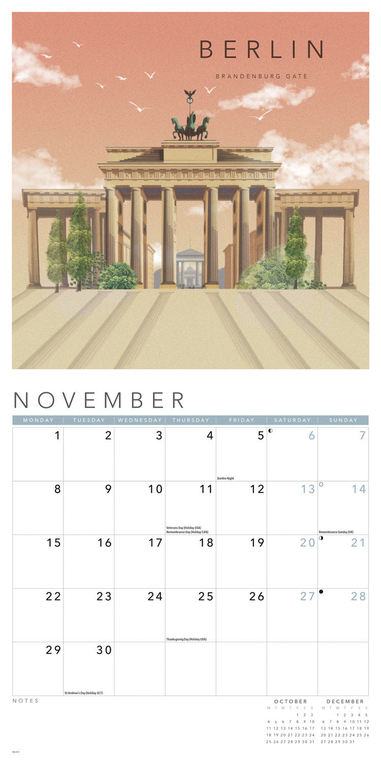 City Chic, Orchard Design Wall Calendar 2027