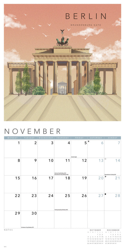 City Chic, Orchard Design Wall Calendar 2027