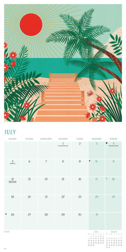 Wonderful World, Orchard Design Wall Calendar 2027