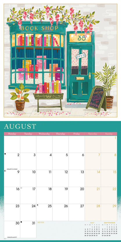 Book Lovers, Orchard Design Wall Calendar 2027