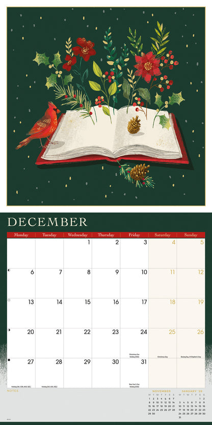 Book Lovers, Orchard Design Wall Calendar 2027