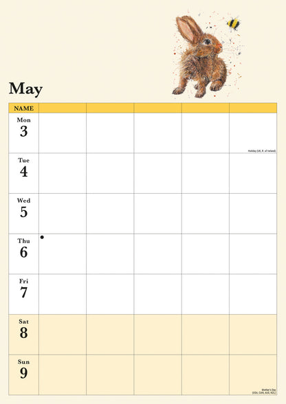 Bree Merryn Week-To-View Planner A3 Calendar 2027
