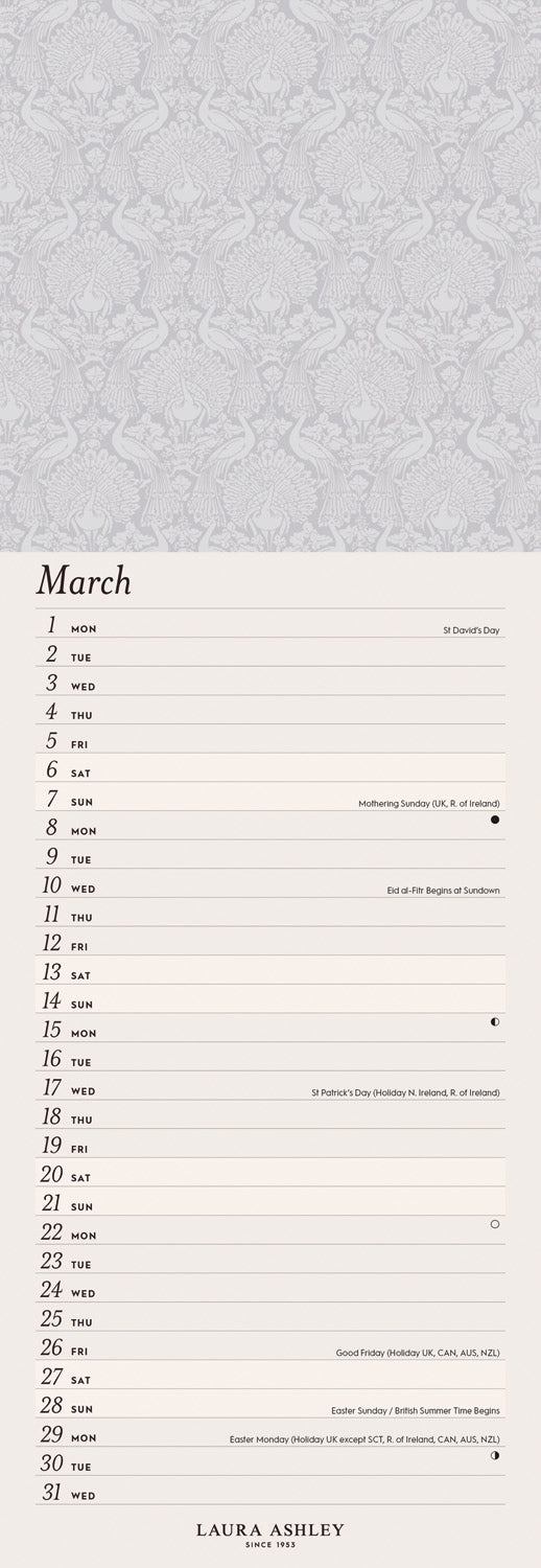 Laura Ashley Slim Calendar 2027