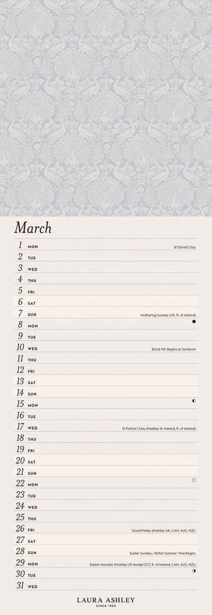 Laura Ashley Slim Calendar 2027
