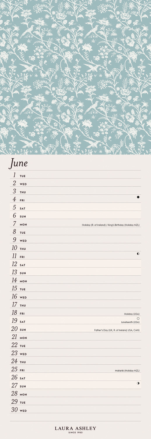 Laura Ashley Slim Calendar 2027