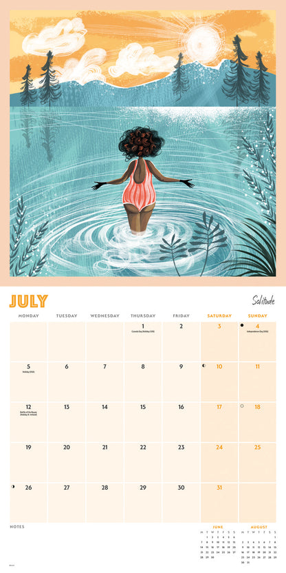 Dips, Swims & Coffee Wall Calendar 2027