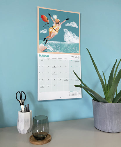 Dips, Swims & Coffee Wall Calendar 2027
