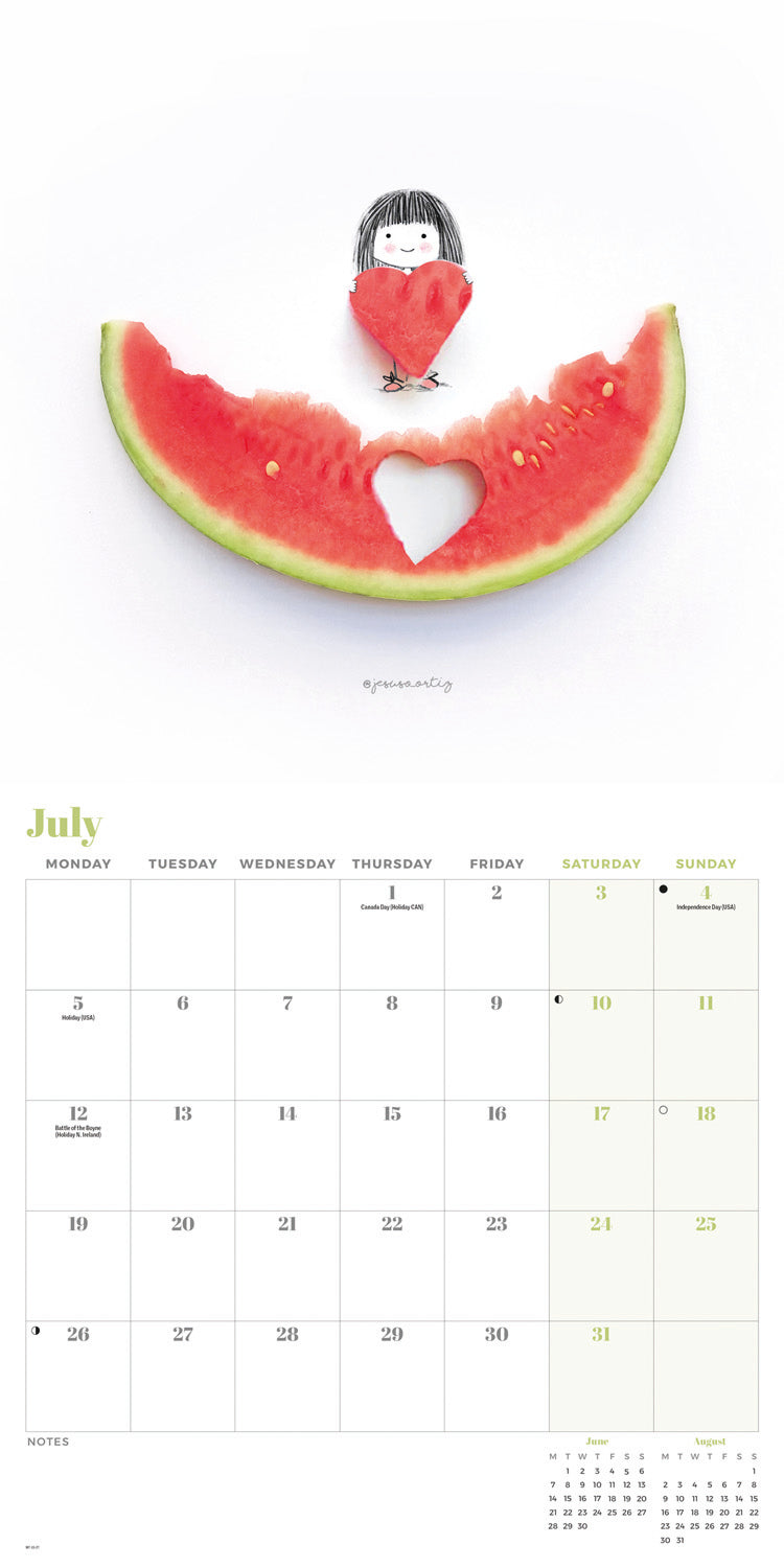 Jesuso Ortiz Wall Calendar 2027
