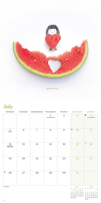 Jesuso Ortiz Wall Calendar 2027