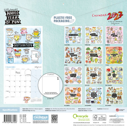 Jelly Armchair Wall Calendar 2027