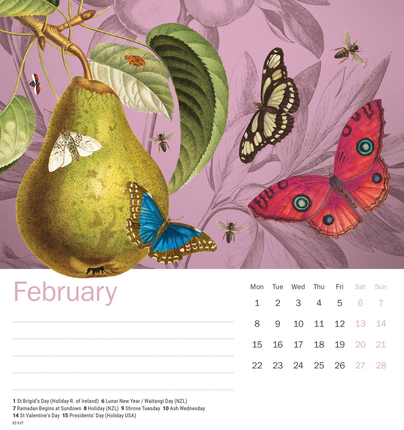 Royal Botanic Gardens Kew Easel Calendar 2027