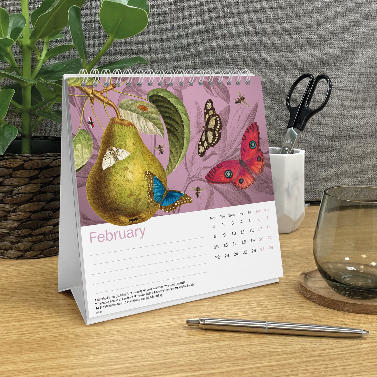Royal Botanic Gardens Kew Easel Calendar 2027
