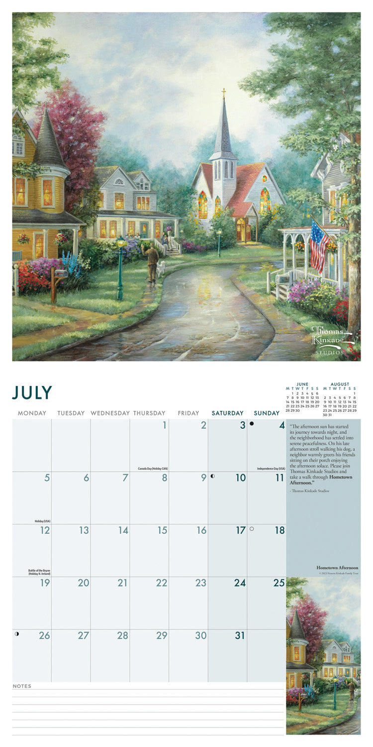 Kinkade Thomas, Simpler Times Wall Calendar 2027