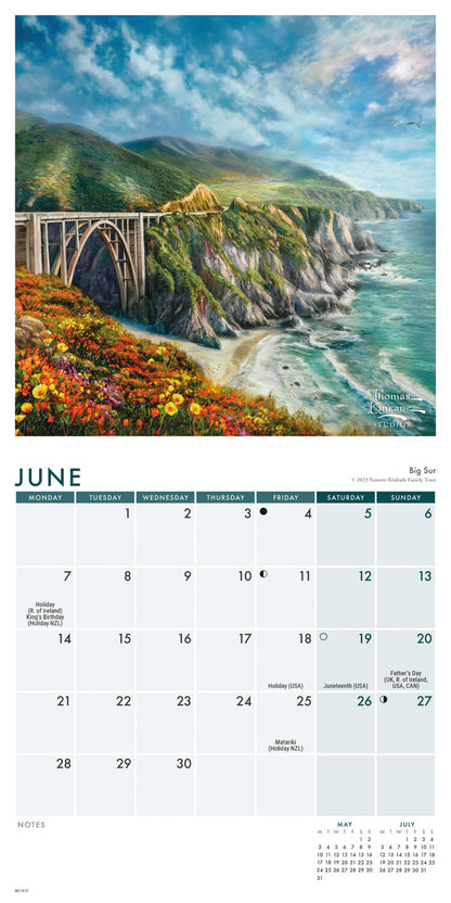 Kinkade, Studios Mini Calendar 2027