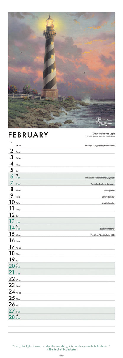 Kinkade, Studios Slim Calendar 2027