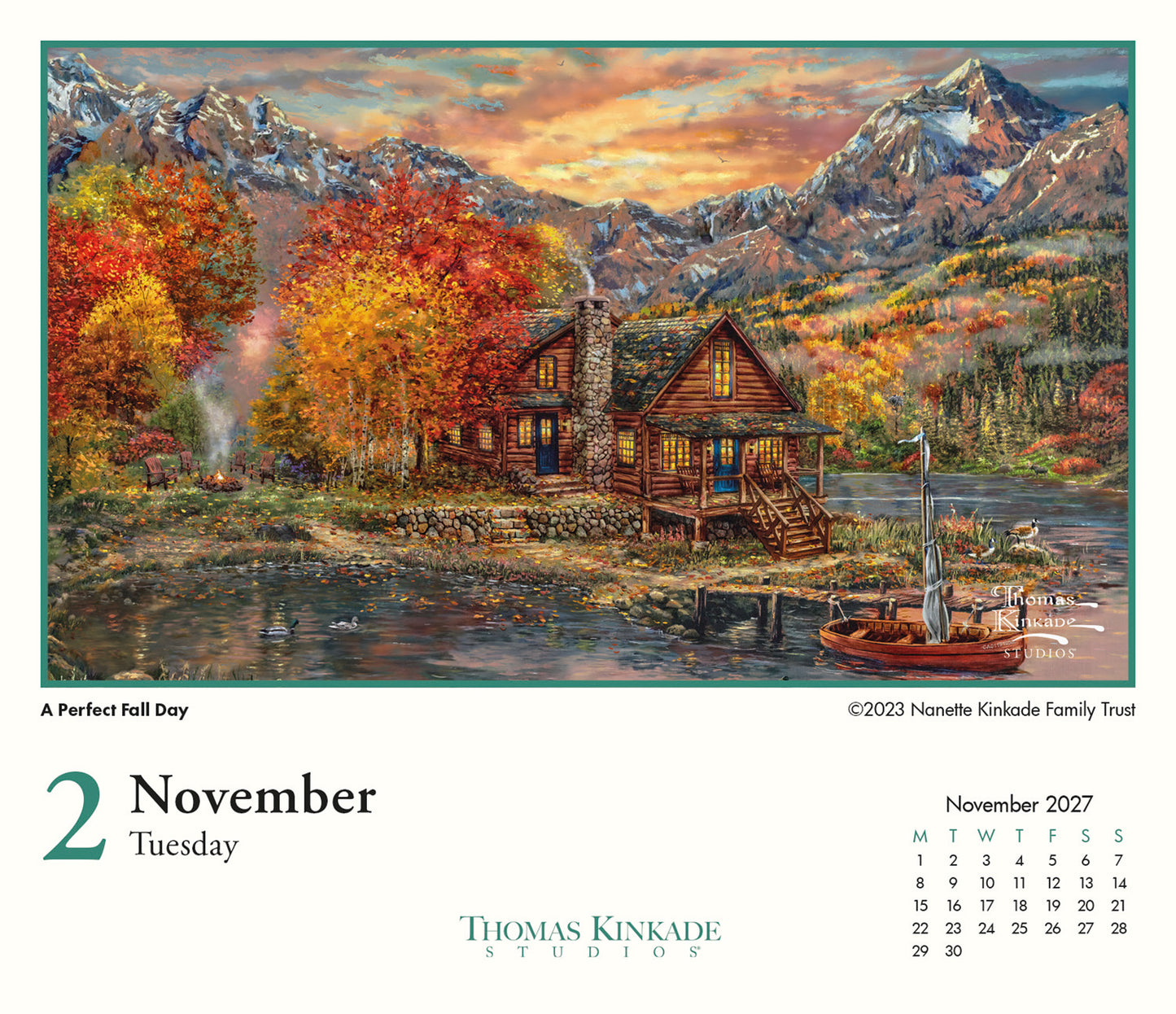 Kinkade, Studios Box Calendar 2027