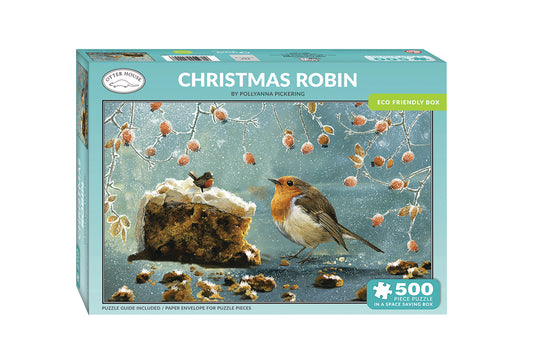 Christmas Robin - 500 Piece Jigsaw Puzzle