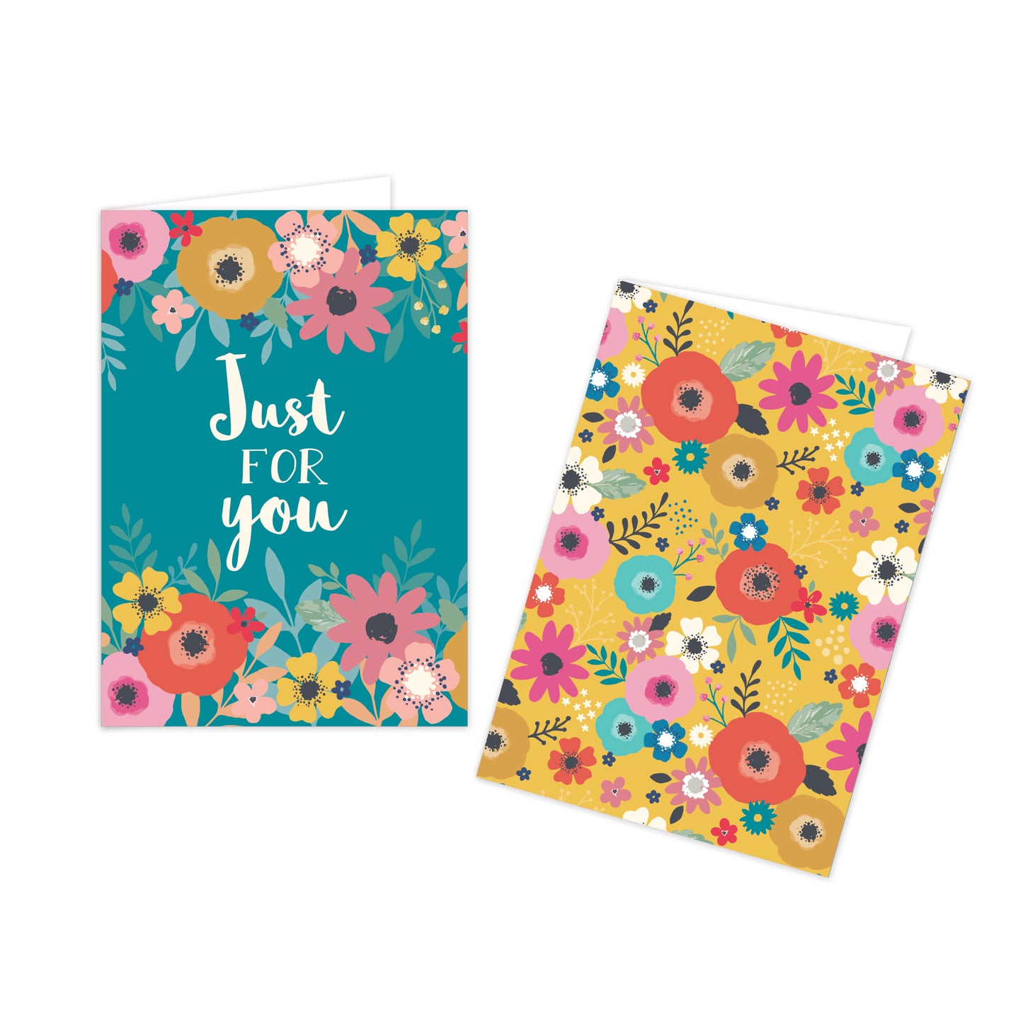 Bohemia Stationery - (12 Cards) A6 Notecard Pack - Flowers