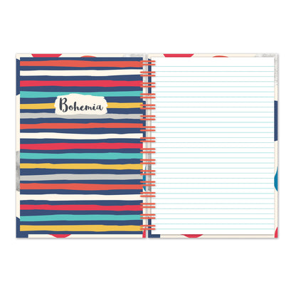 Bohemia Stationery - A5 Hardcover Notebook - Dots