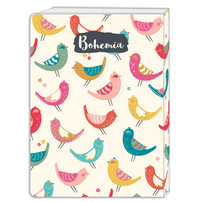 Bohemia Stationery - Plastic Cover Notebook - Birds