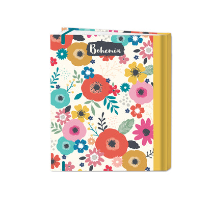 Bohemia Stationery - A5 Address Book - Flowers