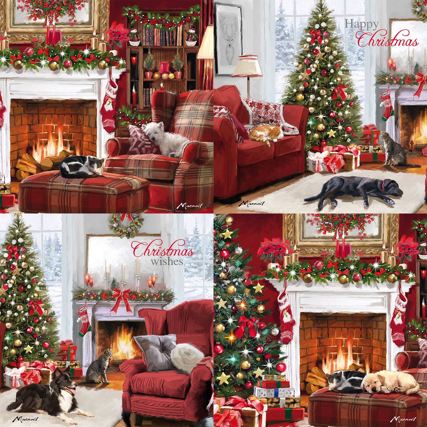 Assorted Christmas Cards - Cosy Christmas