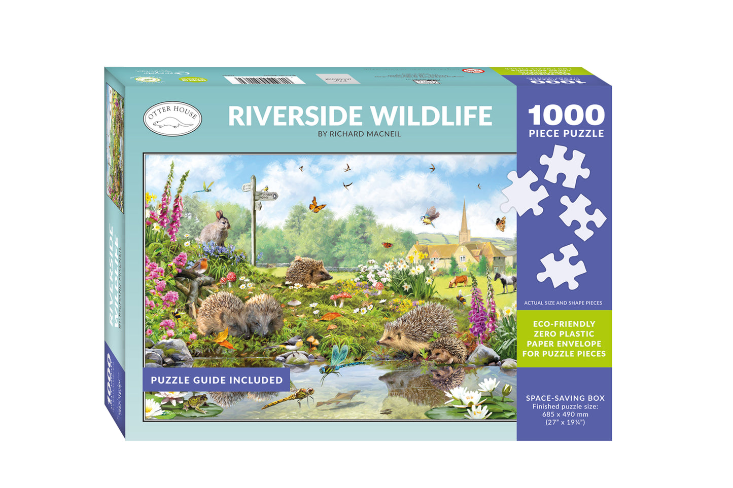 Riverside Wildlife - 1000 Piece Jigsaw Puzzle