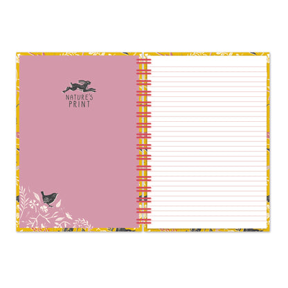 RSPB Natures Print - Hardcover Notebook (A5 Wiro) - Beautiful Birds