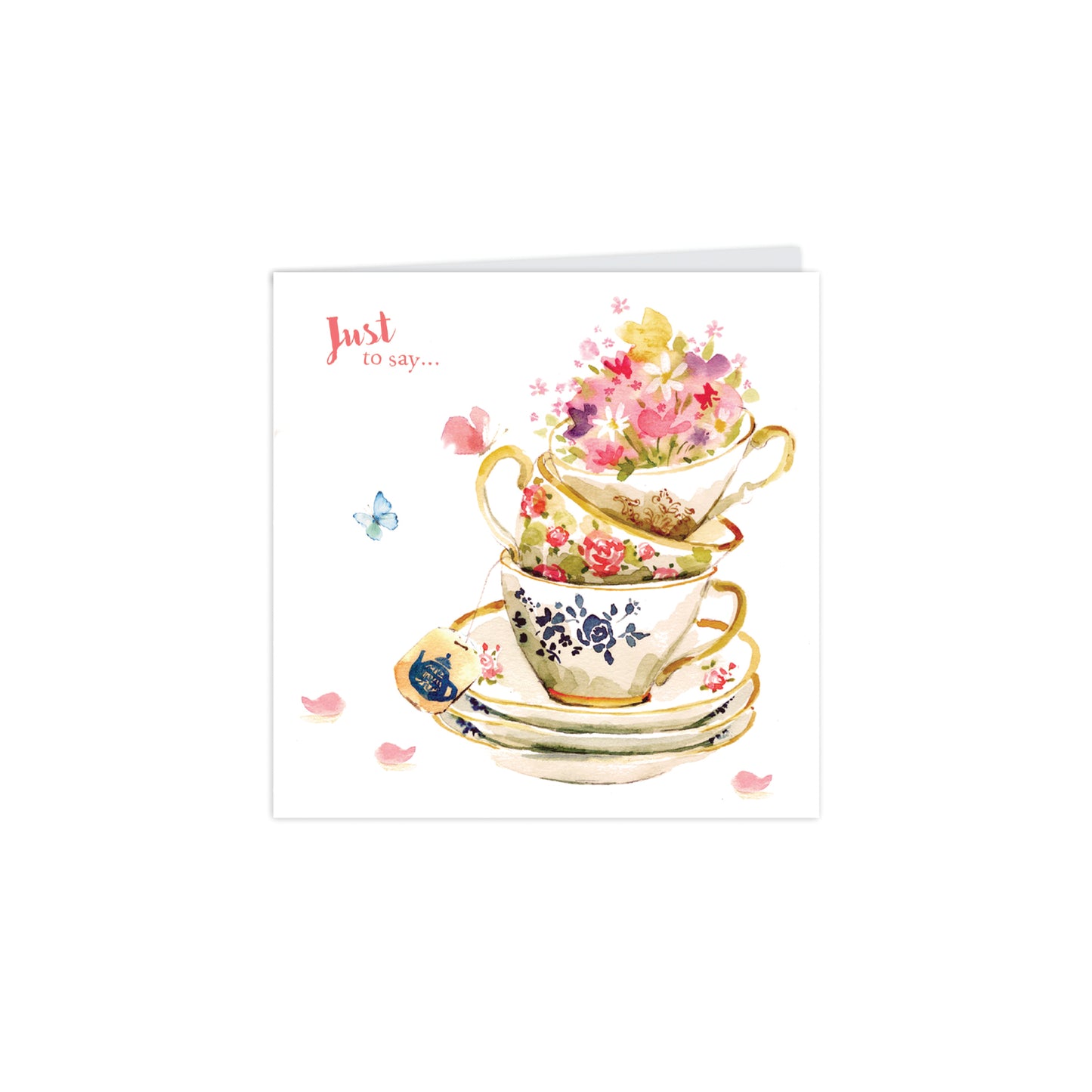 Notecard Pack (10 Cards) - Teacups & Herbs